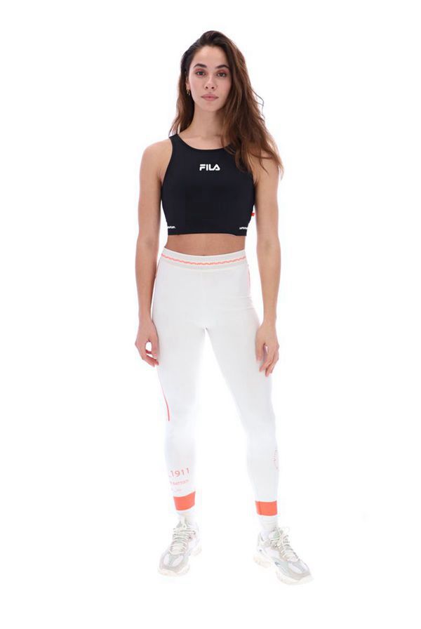 Fila Pam Digit Entry Women's Leggings - White,NZ 396-95832